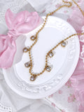 Sparkling Heart Beaded Necklace